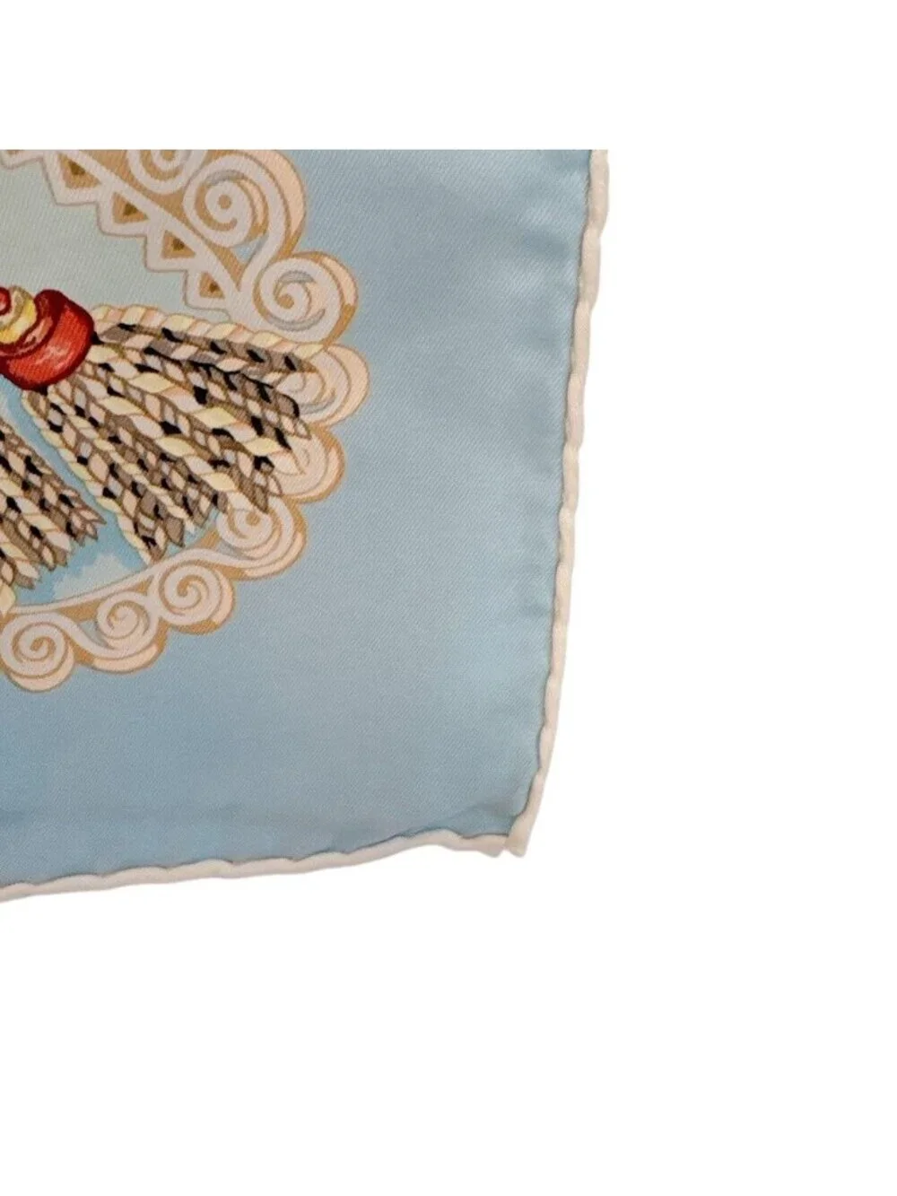 Hermes Paperoles Carriage Pattern Carre 90 Scarf